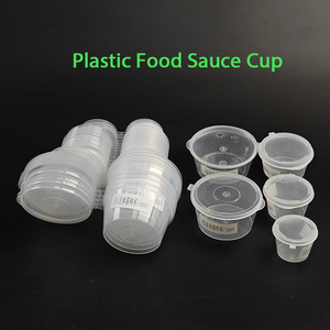PP Single Wall Sauce Cup mit auslaufs icherem Klappdeckel Einweg 1 Unze 1,5 Unzen 2 Unzen 3 Unzen 4 Unzen Mini-Kunststoff behälter - Product Image 6