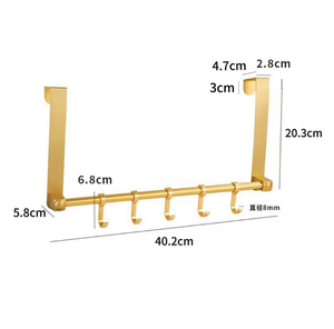Crochet mural élégant en métal de haute qualité plaqué argent pour la maison, la gestion de robe d'hôtel, la vente en gros à bas prix pour la salle de bain et la cuisine - Product Image 6