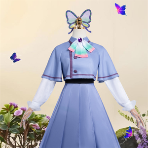 Disfraz de <span class=keywords><strong>Cosplay</strong></span> de Anime Demon Slayer <span class=keywords><strong>Kochou</strong></span> Kanae, Estilo Lolita con Vestido de Mariposa, para Fiestas de <span class=keywords><strong>Cosplay</strong></span>, Superventas - Product Image 2