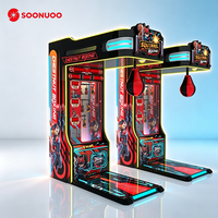 Machine de boxe commerciale, jeu d'arcade à monnayeur, testeur de force de boxe pour zone de jeux et centre de divertissement familial