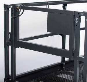 Netz-Arbeitsplattform für Teleskoplader <span class=keywords><strong>48</strong></span> x 47 x 92 Zoll 1700 lbs Tragfähigkeit Sicherheitskorb Gabelstapler-Anbaugerät - Product Image 3