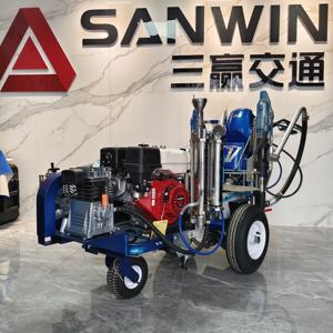 Machines de marquage routier automatiques haute pression à <span class=keywords><strong>peinture</strong></span> froide sans air pour la <span class=keywords><strong>peinture</strong></span> de panneaux de signalisation - Product Image 5