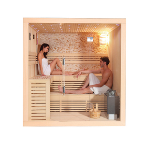 ห้องอบไอน้ำแห้งราคาถูก,ห้องซาวน่าในร่มหรูหราสำหรับ4คน - Product Image 2