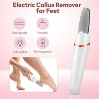 Lime à pieds électronique portable, outils de pédicure, éliminateur de callosités électrique rechargeable