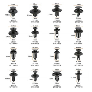 Auto Plastic <b>Clips</b> Fasteners Kit 620pcs For <b>Car</b> Body Repair Replacement Various Sizes - Product Image 1