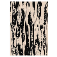 Impression sur toile noir et blanc, œuvre d'art abstraite géométrique, art mural personnalisé, peinture sur toile faite à la main, peinture moderne