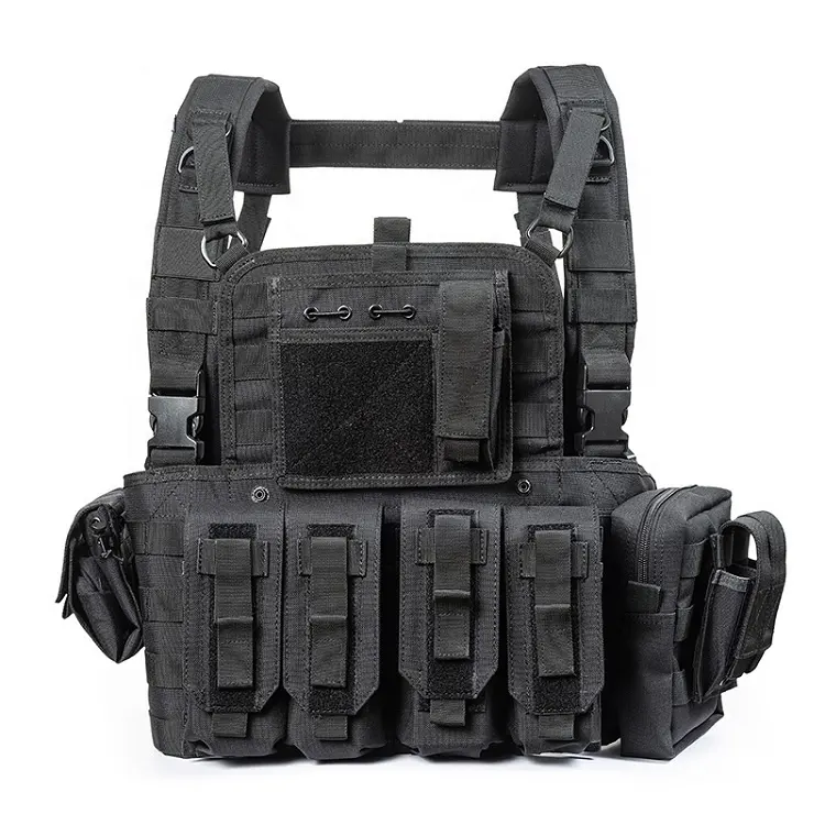 Yakeda Fashion Style Combat Chest Rig Lightweight Outdoor training Gilet De Plate Carrier Molle Tactical Vest Camo