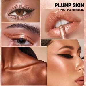 OEM Biểu Tượng Tùy Chỉnh Nhãn Hiệu Riêng Dewy Khuôn Mặt & Cơ Thể Long Lanh Chất Lỏng <span class=keywords><strong>Highlighter</strong></span> Dài Mặc Không Thấm Nước Đa Sử Dụng Sáng <span class=keywords><strong>Highlighter</strong></span> - Product Image 3