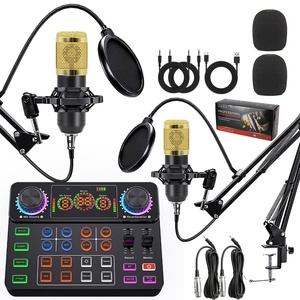 Tarjeta de Sonido en Vivo V8S BM800 con Brazo Articulado para Podcast, Dedicada para Micrófono 5.0, Batería de 300-500mAh - Product Image 3