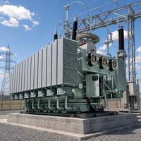 Transformateur de puissance immergé dans l'huile, conception à faible perte de puissance et refroidissement par huile pour la distribution d'énergie industrielle et la régulation de tension