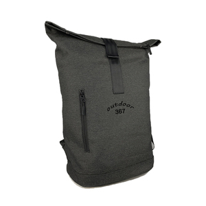 Custom Oem Factory Custom High Quality High End Fashion Pu Leather Roll Top <b>Backpack</b> Travel <b>Laptop</b> <b>Backpack</b> - Product Image 1