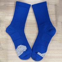 Chaussettes de sport antidérapantes pour hommes, respirantes, épaisses, avec semelle en tissu éponge, personnalisables, chaussettes de basket-ball pour adultes