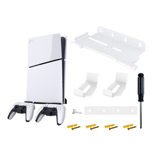 Support mural pour <span class=keywords><strong>PS5</strong></span> Slim, support de fixation, support de charge pour <span class=keywords><strong>PS5</strong></span>, support pour console <span class=keywords><strong>PS5</strong></span>, support pour casque - Product Image 1