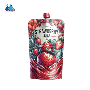 Biểu Tượng Tùy Chỉnh Chai Hình Vòi <span class=keywords><strong>Pouch</strong></span> Nhiệt Kín Nhựa Cho Đồ Uống & Nước Ép Trái Cây Chất Lượng Bao Bì & In Ấn Sản Phẩm - Product Image 2