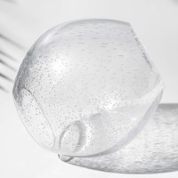 Abat-jour en verre soufflé artisanal en forme de globe terrestre, accessoires d'éclairage pour hôtels et gîtes, vente en gros