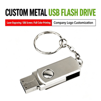 Unidad Flash USB 3.0 de Alta Velocidad de 2 TB, Memoria USB Metálica Personalizada Única con Interfaz USB 2.0