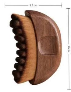 Wholesale Wooden Facial <b>Massage</b> Brush for Relaxed Grip and Use to Reduce Puffiness - Product Image 5