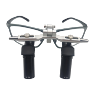 Mincheng Ergo-6X Hospital Surgical Loupe Dental Microscope Ergonomic Corner Magnifier