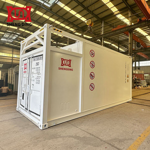 Station de carburant mobile conteneurisée 20 pieds 40 pieds, réservoir portable d'<span class=keywords><strong>essence</strong></span> et de diesel avec pompe pour chantier de construction - Product Image 5