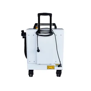 Portable 100w 200w Pulse Laser Cleaning Machine For Remove Rust Paint On Car Truck Construction Tools Industrial Cleaning