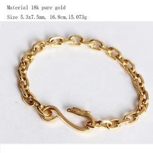 Xinfly Luxury Jewelry Custom 18k Gold Men Heavy Paper <b>Clip</b> Chain Bracelet Necklace - Product Image 3