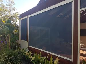 Tende Verticali Motorizzate per Pergola, Ombreggiatura da Giardino Esterno, Tapparelle Avvolgibili con Zip - Product Image 5