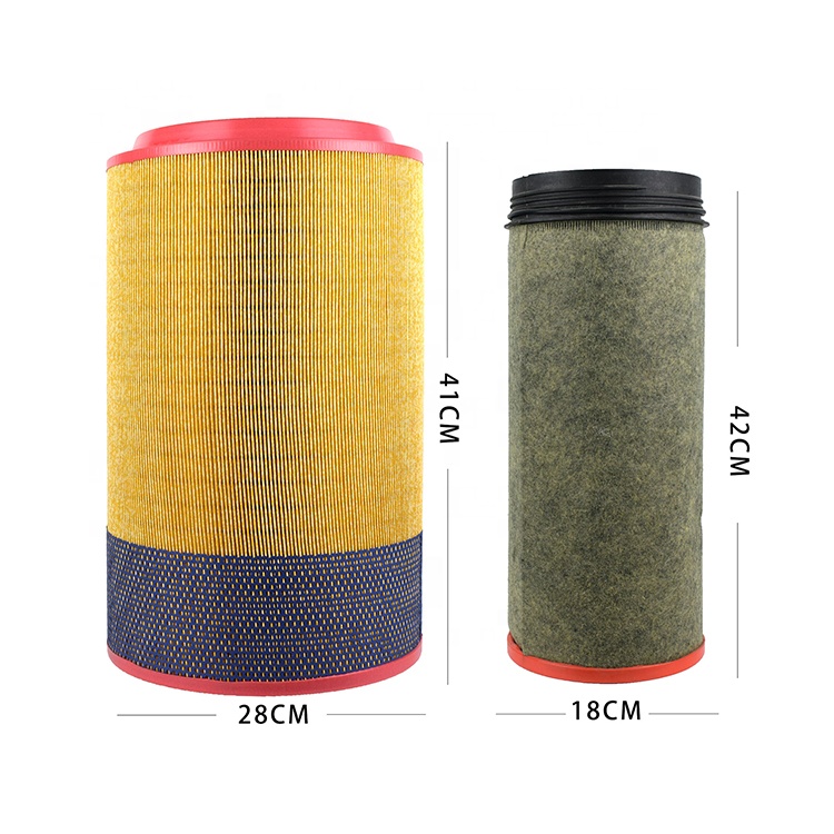 Heavy Duty Truck Air Filter Kit - AF26569 AF26570 PU2841