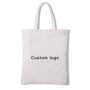 Tissu imprimé sur mesure de haute qualité, sac à main en toile de coton, sac de courses réutilisable, vente en gros - Product Image 4