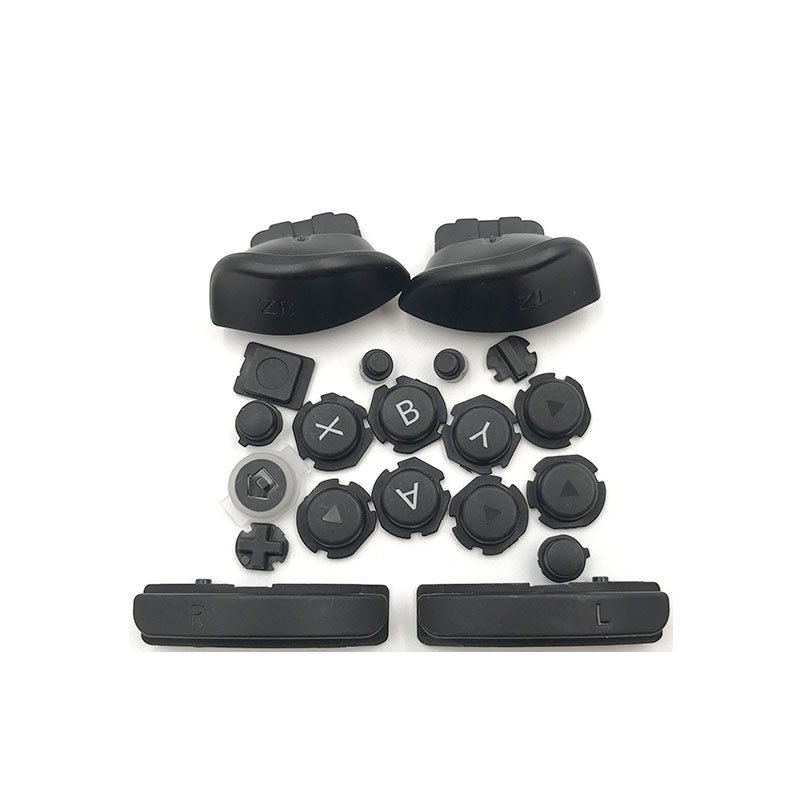 オリジナルブラック交換用L R ZL ZRボタンABXY DパッドSL SRボタン