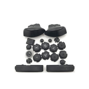 Set di Pulsanti Originali Neri di Ricambio L R ZL ZR ABXY D-Pad SL SR per Nintendo <span class=keywords><strong>Switch</strong></span> e <span class=keywords><strong>Switch</strong></span> OLED <span class=keywords><strong>Joy</strong></span>-<span class=keywords><strong>con</strong></span> Pulsanti Completi - Product Image 1