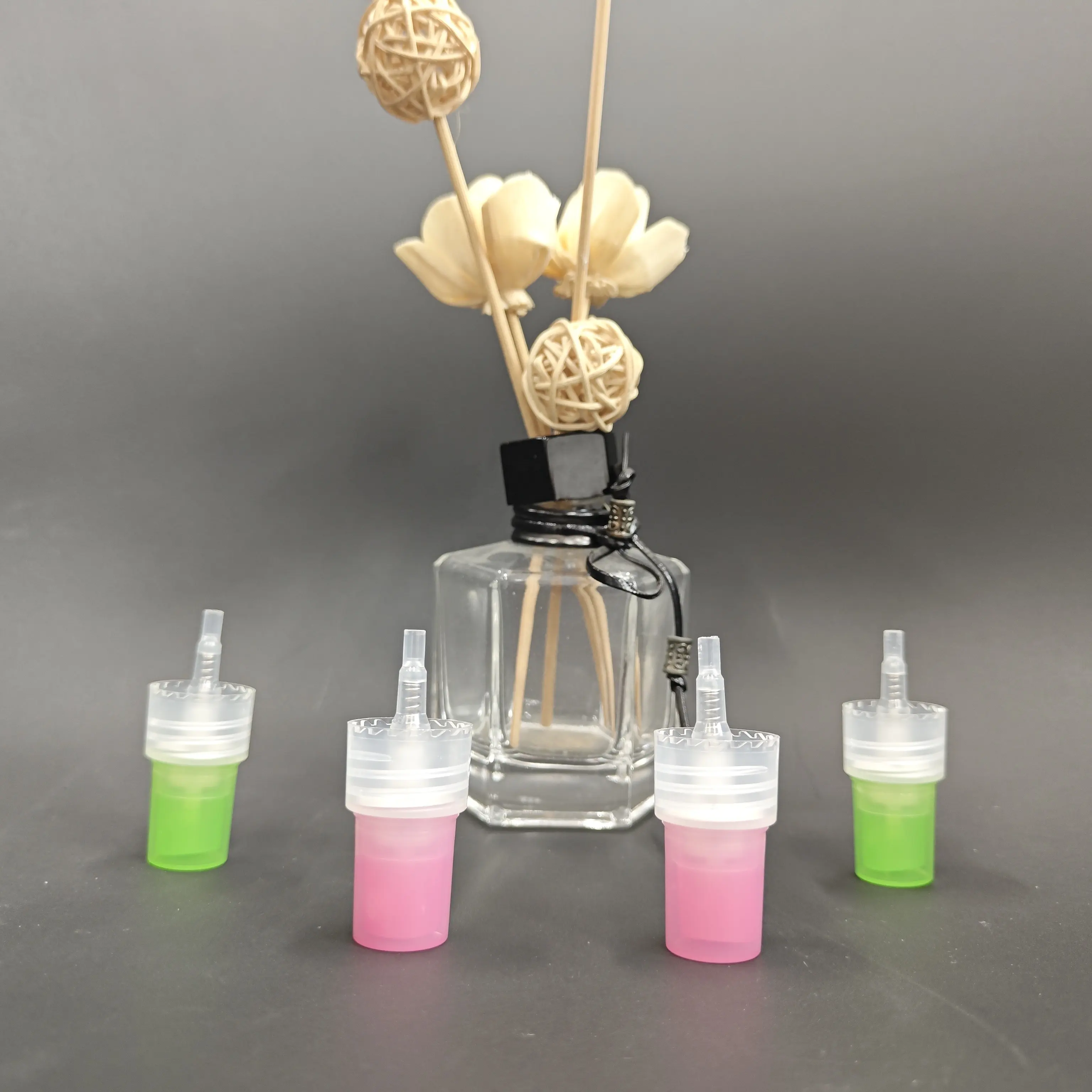 Factory hot sale smooth water spray pump 20mm 20/410 PP green pink plastic colorful clear fine mist sprayer for bottle