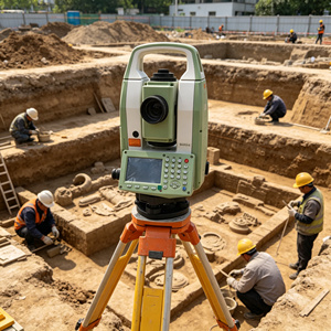 Station totale Foif RTS 392 à économie d'énergie et longue autonomie avec grande capacité de mémoire de données pour <span class=keywords><strong>des</strong></span> levés sur le terrain en continu - Product Image 1