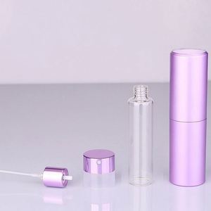 Flacon pompe rechargeable en aluminium de 5 ml, 8 ml, 10 ml, 15 ml, 20 ml, mini vaporisateur de parfum portable de voyage - Product Image 2