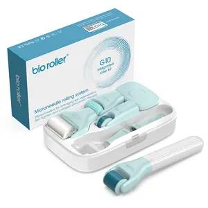 Mesotherapie Mikronadel-Roller-Kit neuestes 10-in-1 Derma-Roller-Kit Anti-Falten Hautnadel-Roller