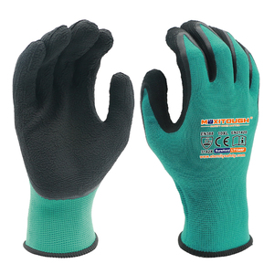Guantes de Seguridad MaxiTough de Nailon de Calibre 13, Duraderos, Antideslizantes, Transpirables, con <span class=keywords><strong>Espuma</strong></span> de Látex para Trabajos de Jardinería al Aire Libre, Logotipo Personalizado - Product Image 1