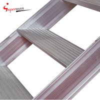 Fabrication Construction Utilisation Plate-forme industrielle Marches en aluminium Escaliers Marches amovibles avec main courante
