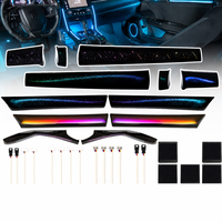Éclairage intérieur et d'ambiance pour Honda Civic 10ème génération 2016-2021, kit d'éclairage d'ambiance intérieur de voiture, éclairage de poignée de porte