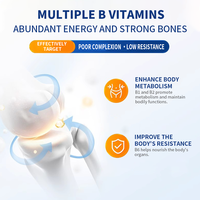 Comprimés à croquer multivitaminés et minéraux aromatisés au citron HALAL, haute teneur en vitamines, soutien immunitaire, complément alimentaire pour adultes, 1 g