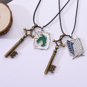 Cadeau de promotion Anime <span class=keywords><strong>Attack</strong></span> <span class=keywords><strong>On</strong></span> <span class=keywords><strong>Titan</strong></span> <span class=keywords><strong>Wings</strong></span> <span class=keywords><strong>Of</strong></span> <span class=keywords><strong>Freedom</strong></span> Pendentif Collier - Product Image 2