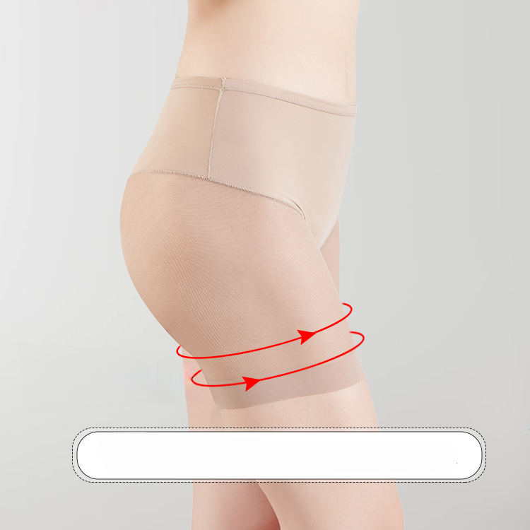 Tummy-Control Seamless Shaping Shorts (4137): waistband, closure and adjustment-point detail