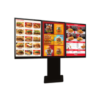 Kiosque de gestion des files d'attente pour la restauration rapide, affichage numérique pour la commande en drive-thru