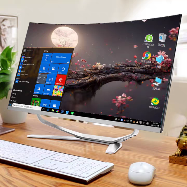 27" 32" Core I7 Pc Gamer I9 Monoblock Curved Monitor Computadora 8gb 16gb 32gb Ram 1tb Ssd Aio Computer All in One Pc Gaming