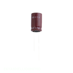 Distributeur agréé Condensateur à électrolyte aluminium 10 µF 20 % 100 V RADIAL TH EKYA101ELL100MF11D à montage traversant 10 µF - Product Image 1
