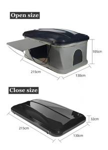 Tente <span class=keywords><strong>de</strong></span> <span class=keywords><strong>toit</strong></span> en fibre <span class=keywords><strong>de</strong></span> carbone pour l'extérieur, vente en gros, avec échelle, camping, tente <span class=keywords><strong>de</strong></span> <span class=keywords><strong>toit</strong></span> rigide rectangulaire en aluminium et fibre <span class=keywords><strong>de</strong></span> verre pour voiture - Product Image 4