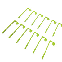 Drapeau de sécurité universel pour chasse, durable et longue durée, lot de 12