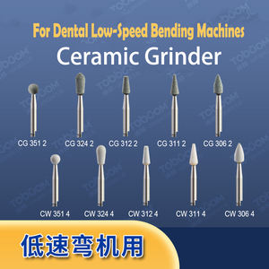 Tboom pietre bianche Arkansas montate pietre dentarie kit CG CW a bassa velocità Burs kit dentali - Product Image 3