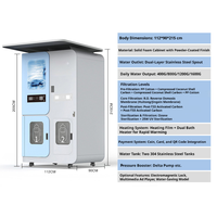 Nouvelle Arrivée Distributeur Automatique d'Eau 2 Entrées d'Eau Pompe à Osmose Inverse Haute Efficacité 120L/Heure Remplissage d'Eau Pure