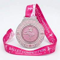 Médaille de Danse Rotative Scintillante en Émail de Qualité Supérieure pour Compétition d'Arts Scéniques – Offre Spéciale