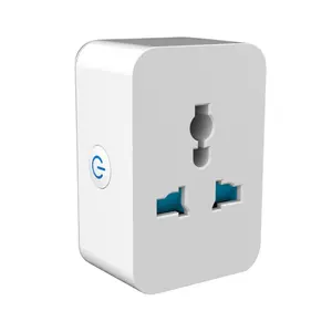 LEDEAST WS022 Smart Home Plugs 15A Wifi 2.4GHz Network Timed Multi-function Switch Socket APP Remote Control Smart Plug