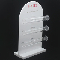 Présentoir porte-bracelet personnalisé pour magasin de détail Présentoir à bijoux en acrylique Porte-bracelet de comptoir à 3 niveaux